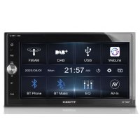 X-107 miltimédia 2DIN 6.7 in DAB USB FM BT Weblink